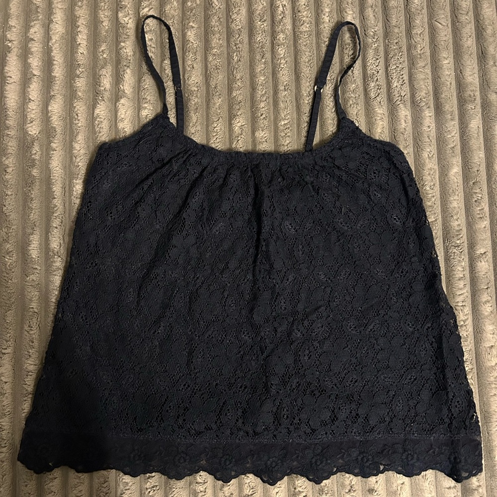 Hollister Navy Tank Top